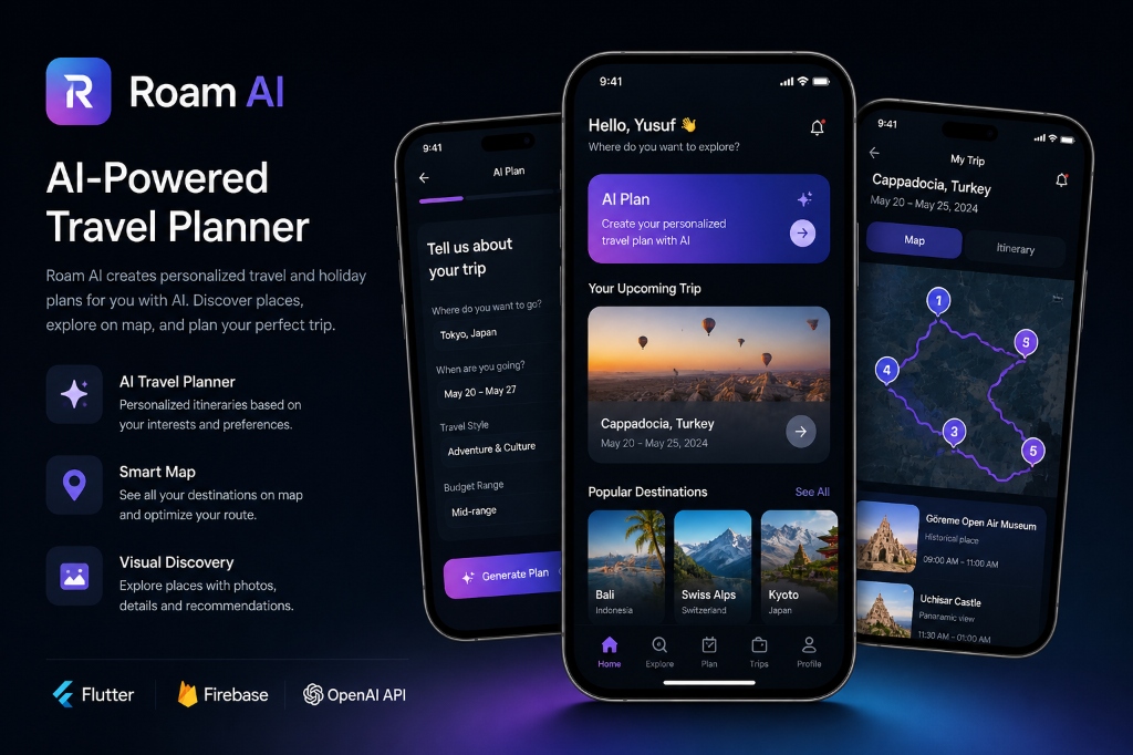 Roam — AI Seyahat Planlayıcı